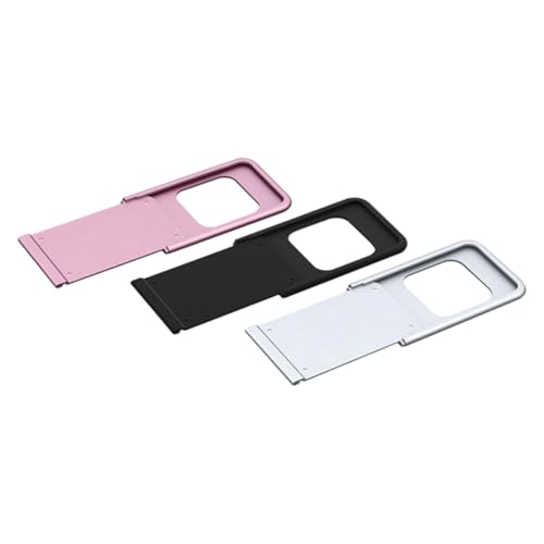 3 Discreet Webcam Privacy | 0.7mm Tool-Less Adhesive Cover Smartphones, Tablets, Laptops | Anti-Peeping Design Camera Privacy Cover Protector Suitable for Laptops Tablets Phones Tool - color: A
