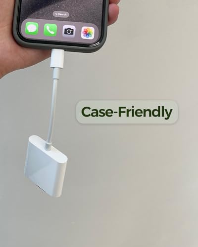 USB-C SD Card Reader for iPhone 15 16 17 Pro Max Air/iPad/Mac/MacBook, 2-in-1 Digital Camera Memory Card Adapter for SD and Micro SD Cards
