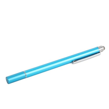 Dioche Capacitive Stylus Pen 2 in 1 Stylus Pen - High Sensitivity Double End Capacitive with Two Tips for Touch Screen & Digital Calendar - Dark Blue (Light Blue) - color: Light Blue