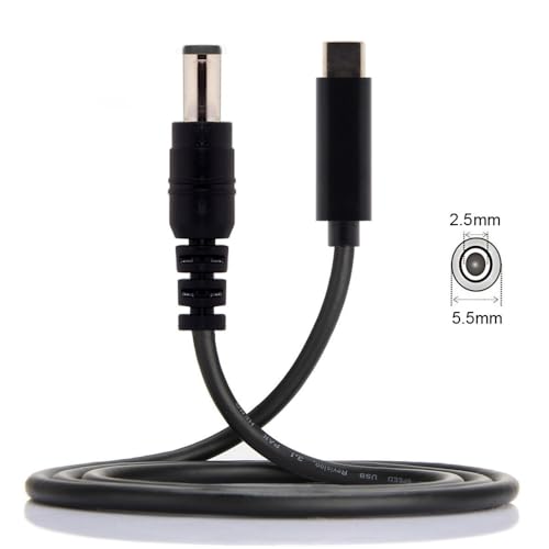 Type C USB-C Input to DC 5.5 * 2.5mm Power PD Charge Cable for Laptop Notebook - style: 65W DC5.5X2.5MM