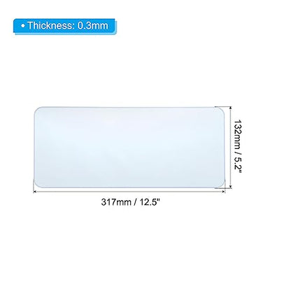Universal Silicone Keyboard Protector Skin for 13.3"-14" Laptop Notebook 12.5 x 5.2 Inch Blue Ultra Thin Keyboard Cover Keyboard Protective Film 2Pcs