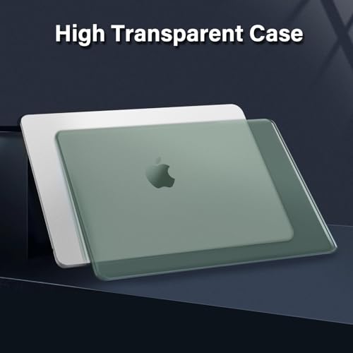 MOSISO Compatible with MacBook Pro 16 inch Case M5 M4 M3 M2 M1 2026-2021 | Seamlessly Closes Anti-Crack&Anti-Fingerprints Hard Shell for A3429 A3428 A3403 A3186 A2991 A2780 A2485, Emerald Green - color: Emerald Green
