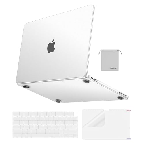 MOSISO Compatible with MacBook Neo Case 13 inch 2026 A3404 A18 Pro Chip | 4 in 1 Kit Ultra-Thin Crack&Fingerprint Resistant Protective Hard Shell, Precision-Matched to Laptop Color, Matte Clear - color: Matte Clear