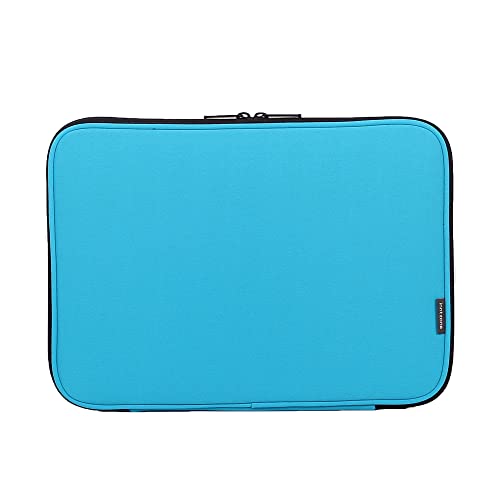 Laptop Sleeve 15.6 Inch Foldable Slim Case Lightweight Bag Notebook Computer Carrying Flip Cover (Blue) - color: Blue, size: 15.6 Inch