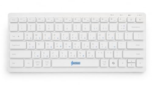 Mathematical Keyboard — Write Math & Equations Faster on Windows PC | 55 Symbols & Shortcuts for Any Editor or Browser | 2.4G Wireless + Bluetooth | USB-C Rechargeable | US Layout |