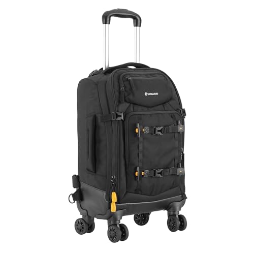 VANGUARD ALTA FLY 55T G2 DSLR Convertible Camera Backpack, 8 Wheel Spinner/Trolley, 22 Liter Capacity, Holds 14" Laptop
