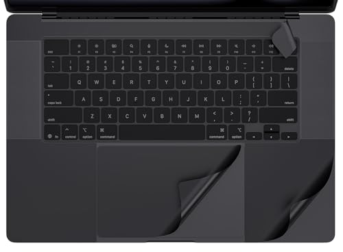 Palm Rest Protector Cover Accessories Compatible with 2026-2021 MacBook Pro 16 Inch M5 M4 M3 M2 M1 A3428 A3429 A3403 A3186 A2991 A2780 A2485, MacBook Pro Skin, Scratche Protection, Space Black - color: Space Black, size: 2021-2026 MacBook Pro 16"