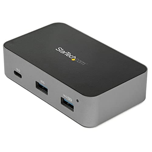StarTech 4-Port USB-C Hub with 3x USB-A and 1x USB-C, TAA (HB31C3A1CS) | USB 3.2 Gen 2 10Gbps, Self-powered universal adapter, BC 1.2 fast-charge port, 3.3ft 1m host cable, Mac Windows Linux - style: 4 Port | 3x USB-A & 1x USB-C