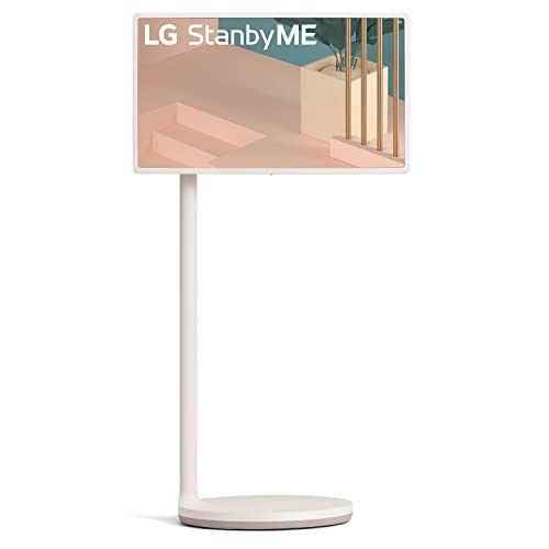 LG 27-Inch Class StanbyMe 1080p-Portable Touch-Screen-Monitor 27ART10AKPL, Built-in Battery, Full Swivel Rotation, 60Hz Refresh Rate, Calming Beige - style: StanbyMe