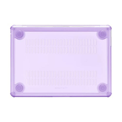 MOSISO Compatible with MacBook Air 15 inch Case M5 2026 M4 M3 M2 2025-2023 | A3448 A3241 A3114 A2941,Anti-Cracking,Heavy Duty Shock-Absorbing Hard Shell Case with TPU Bumper&Keyboard Cover, Purple - color: Purple