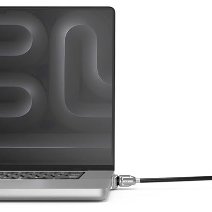 Compulocks Ledge Adapter for MacBook Pro 16-inch (M1/M2/M3/M4/M5) with Keyed Cable Lock | Secure aluminum MacBook security lock by Compulocks - size: Keyed Lock