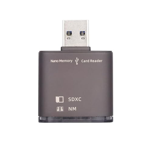 Xiwai USB 3.0 to NM Nano Memory Card & SD Card Reader Adapter with Dual Port Writer for Mate Seial Phone & Camera & Laptop - style: USB 3.0 Type A to NM Nano & SD Card