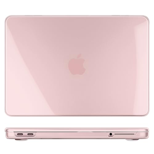 Batianda CrystalAir Case for MacBook Neo 13 Inch 2026, Crystal Blush | 4-in-1 Bundle Ultra Clear Slim Hard Shell, Lightweight Everyday Protection for MacBook Neo 13 Inch 2026 Model A3404 - color: Crystal Blush