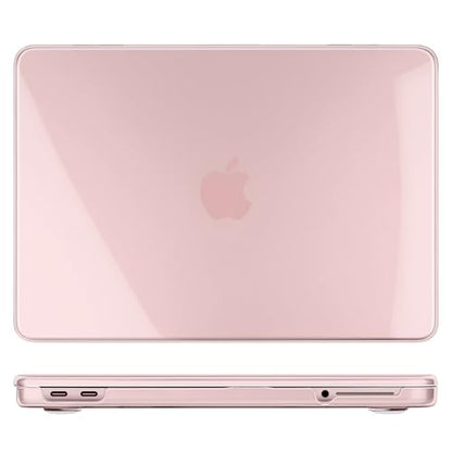 Batianda CrystalAir Case for MacBook Neo 13 Inch 2026, Crystal Blush | 4-in-1 Bundle Ultra Clear Slim Hard Shell, Lightweight Everyday Protection for MacBook Neo 13 Inch 2026 Model A3404 - color: Crystal Blush