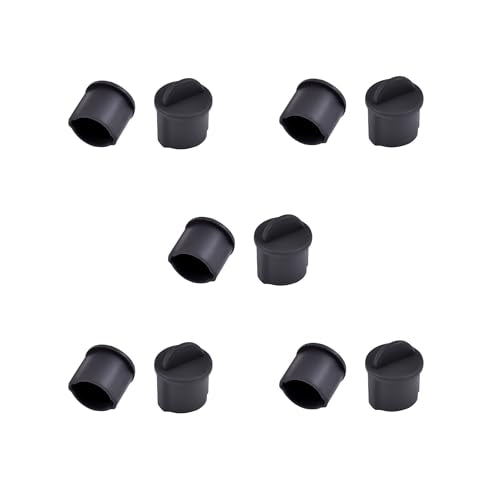 5 PCS BNC-A Port Anti-dust Plugs, Silicone Covers Caps Stoppers, Port Protector for Laptop, Phone, ID; 0.37" - size: BNC-A/Black/5 PCS