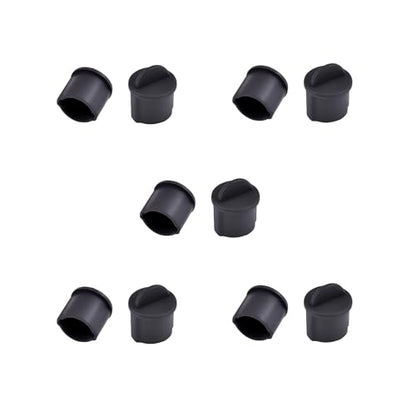 5 PCS BNC-A Port Anti-dust Plugs, Silicone Covers Caps Stoppers, Port Protector for Laptop, Phone, ID; 0.37" - size: BNC-A/Black/5 PCS
