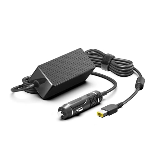 HKY Laptop Car Charger for Lenovo Legion/ThinkPad/Yoga/IdeaPad Gaming Laptop 150W 135W 120W 90W 65W Slim Tip Fit for Thinkpad P1 x1 Extreme,Ideapad Gaming 3 L340 3-15,Legion Y50 Y520 Y530 Lenovo Dock