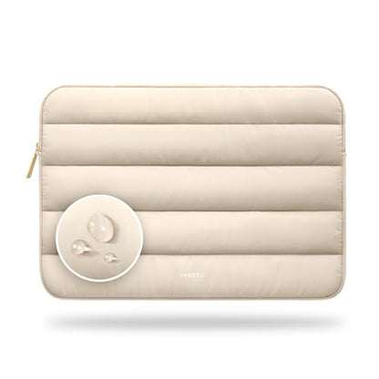 Vandel The Original Puffy Laptop Sleeve Case, 13-14 inch Laptop Sleeve Bag Case 13.3 Inch, Compatible with MacBook Air 13, Pro 14/13 iPad Pro 12.9, HP Dell ASUS, Computer Bag Cover - color: a. Sand, size: 13-14 Inch