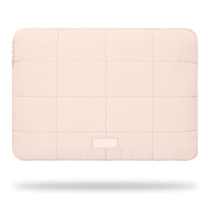 Puffy Laptop Sleeve 15-16 Inch Matte Pink, Waterproof Carrying Case Bag for Women, Fluffy Computer 15.6 HP Case, Compatible with MacBook Pro 16 Inch, MacBook Air M2 M1, Asus/Dell XPS/Lenovo - color: Matte Pink, size: 15-16 inch