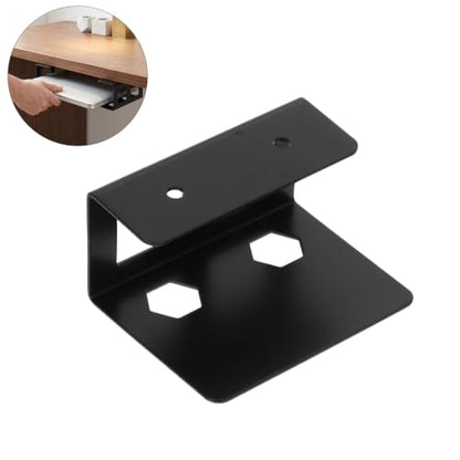 Desk Laptop Holder Mount Rack with Anti-Slip Mats and Iron Frame, Space Saving Storage Shelf for Home Learning Environment and Study, Prevents Sliding and Declutters Desk