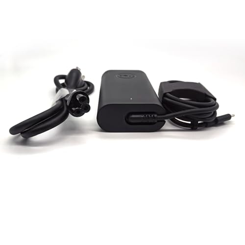 Dell 100W Laptop Charger USB C Type C GAN AC Adapter,Precision 3580 3580 3580 3581 Charger,Latitude 7640 5540 9440 AC Adapter,Inspiron 14 Plus 7430, Black, DA100PM220
