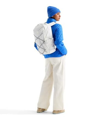 The North Face Jester Everyday Laptop Backpack, Wht Dune/Granite Gy, OSFA | Commuter Travel Bag, Laptop Sleeve, Water-Repellent - color: White Dune/Granite Grey
