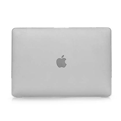 RUBAN Compatible with MacBook Pro 13 inch Case 2023, 2022, 2021-2016 M2 M1 A2338 A2289 A2159 A2251 A1989 A1708 A1706 with/Without Touch Bar, Snap On Hard Shell Case Cover (Frost White) - color: Frost White