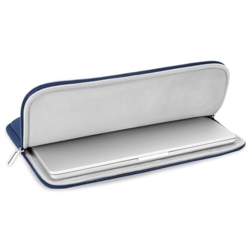 RAINYEAR 13.3 Inch Laptop Sleeve Case Soft Lining Cover, Navy Blue | Protective Slim Laptop Sleeve Cover Bag for 13.3 Inch Notebook Computer Chromebook 14 inch MacBook Pro/Max M1 M2 M3 M4 M5 - color: Navy Blue(upgraded Version), size: 13"-13.3"