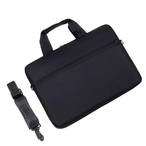 Laptop Bag Water-resistant Laptop Sleeve Case with Shoulder Straps & Handle, Computer Slim Briefcase - color: Black, size: 13