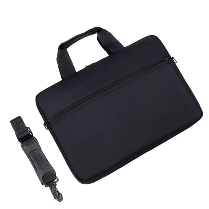 Laptop Bag Water-resistant Laptop Sleeve Case with Shoulder Straps & Handle, Computer Slim Briefcase - color: Black, size: 13