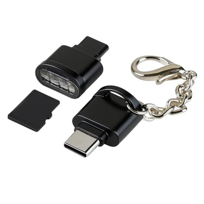 2-in-1 USB-C and USB 3.0 Memory Card Reader - Portable SD/TF Card Adapter for Laptop and Smartphone