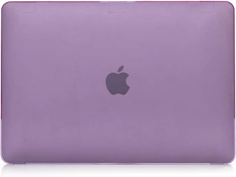 RUBAN Compatible with MacBook Pro 13 inch Case 2023, 2022, 2021-2016 M2 M1 A2338 A2289 A2159 A2251 A1989 A1708 A1706 with/Without Touch Bar, Snap On Hard Shell Case Cover (Light Purple) - color: Light Purple