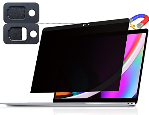 Peslv Magnetic Privacy Screen for Macbook Pro 13 Inch (2016-2022, M1, M2) / Macbook Air 13 in (2018-2021, M1), Removable Anti Blue Light Glare Filter for Mac 13In Laptop - color: black, size: MacBook Pro 13 Inch(2016-2022)