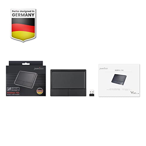 Perixx PERIPAD-504 Wired USB Touchpad, Portable Trackpad for Desktop and Laptop User, Large Size,Big - size: Big - Wired