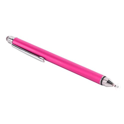 Dioche Capacitive Stylus Pen 2 in 1 Stylus Pen - High Sensitivity Double End Capacitive with Two Tips for Touch Screen & Digital Calendar - Dark Blue (Pink) - color: Pink