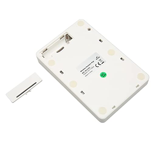 Numeric Keypad, 18 Key Wireless USB Number Pad with Low Noise Design and Comfortable Tilt Angle, for Laptop Desktop PC OS X (White) - color: White