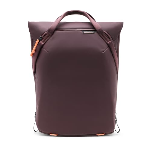 Peak Design Everyday Totepack 20L, Eclipse, Weatherproof Shell, Top and Side Access, FlexFold Dividers, Laptop Sleeve, Internal Pockets, Backpack or Hand Carry, Versatile Tote Bag for Women and Men - color: Eclipse
