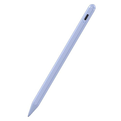 Stylus Pen for iPad 6-11th Gen 2X Fast Charge, Palm Rejection-Purple | Tilt Sensitivity, USB-C Charge, Compatible with 2018-2026 Apple Pencil iPad Pro 11/12.9/13, Air 3/4/5/M2/M3/M4, mini 5/6/7 - color: Purple