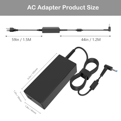 120W Charger for HP Docking Station G5 USB-C/A Universal Dock G2 5TW13AA Envy 15 17