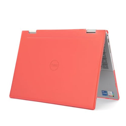 mCover Case ONLY Compatible with 2023～2024 14" Dell Inspiron 7430/7435 / 7440/7445 2-in-1 Windows Notebook Computer (NOT Fitting Any Other Dell Models) - Red - color: Red