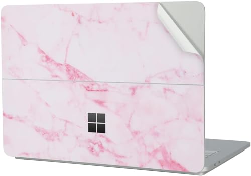 Ultra Thin Protective Cover Skin Decal Sticker for 2023 Microsoft Surface Laptop Studio 2, Easy Apply, Anti-Scratch, Residue Free Vinyl Skin [Pink Marble] - color: Pink Marble, size: Surface Laptop Studio 2