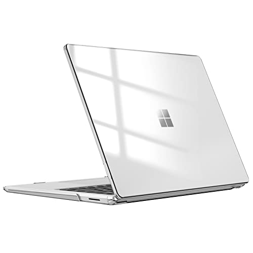 Fintie Case for 13.5 Inch Microsoft Surface Laptop 5/4/3 with Metal Keyboard (Model: 1951/1868) - Protective Slim Snap On Hard Shell Cover (Crystal Clear) - color: Crystal Clear