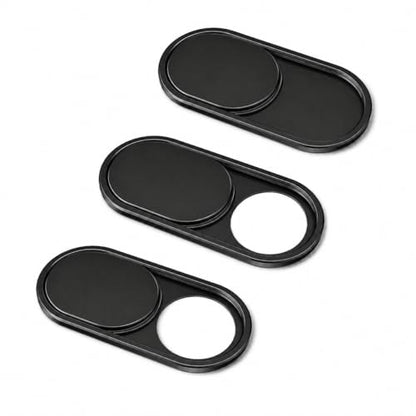 Webcam Cover Slide (3-Pack) Ultra Thin Metal Camera Covers - Includes Surface Prep Kit