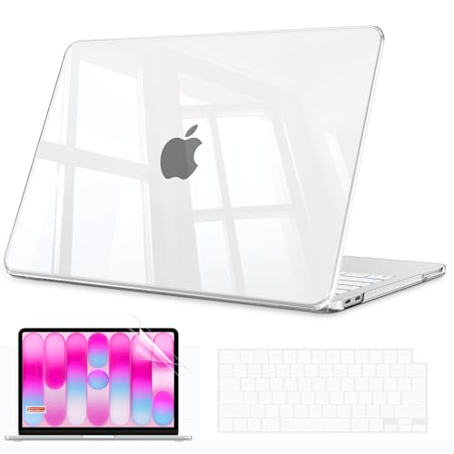 B BELK for MacBook Neo Case 13 inch 2026 Release Model A3404, Crystal Clear | Scratch Resistant Protective Hard Shell for Mac Neo Case with Keyboard Cover & Screen Protector, Lightweight, Easy Snap-On - color: Crystal Clear