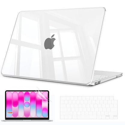 B BELK for MacBook Neo Case 13 inch 2026 Release Model A3404, Crystal Clear | Scratch Resistant Protective Hard Shell for Mac Neo Case with Keyboard Cover & Screen Protector, Lightweight, Easy Snap-On - color: Crystal Clear