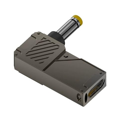 USB C to DC Adapter,USB C Female to DC 4.8x1.7mm HP Barrel Jack Plug PD 100W Laptop Fast Charging Adapter with Wattage Display - style: 4.8x1.7mm for HP