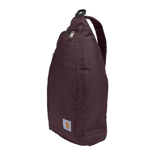 Carhartt Durable Sling Bag, Crossbody Backpack with Side Release Buckle, Tablet Sleeve and Adjustable Strap, Port - color: Crossbody Backpack (Port)