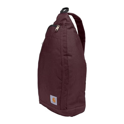 Carhartt Durable Sling Bag, Crossbody Backpack with Side Release Buckle, Tablet Sleeve and Adjustable Strap, Port - color: Crossbody Backpack (Port)