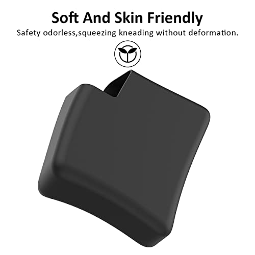 MacBook Silicone Charger Cover Protector, Premium Grade for 16 inch 2023/2022/2021 Pro M3 M2 M1 (140W Adapter), Black - color: Black