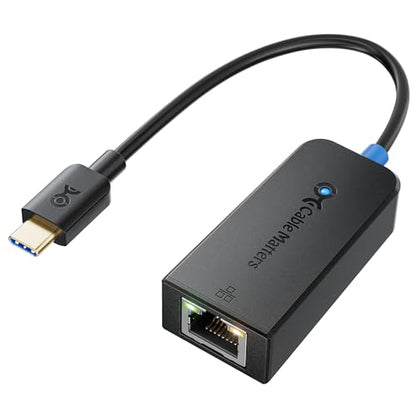 Cable Matters USB C to 2.5Gb Ethernet Adapter, 2500Mbps Ethernet to USBC | 2.5Gb USB-C Network Adapter, Compatible with Thunderbolt 5/4, MacBook, Not Compatible with Mac Mini